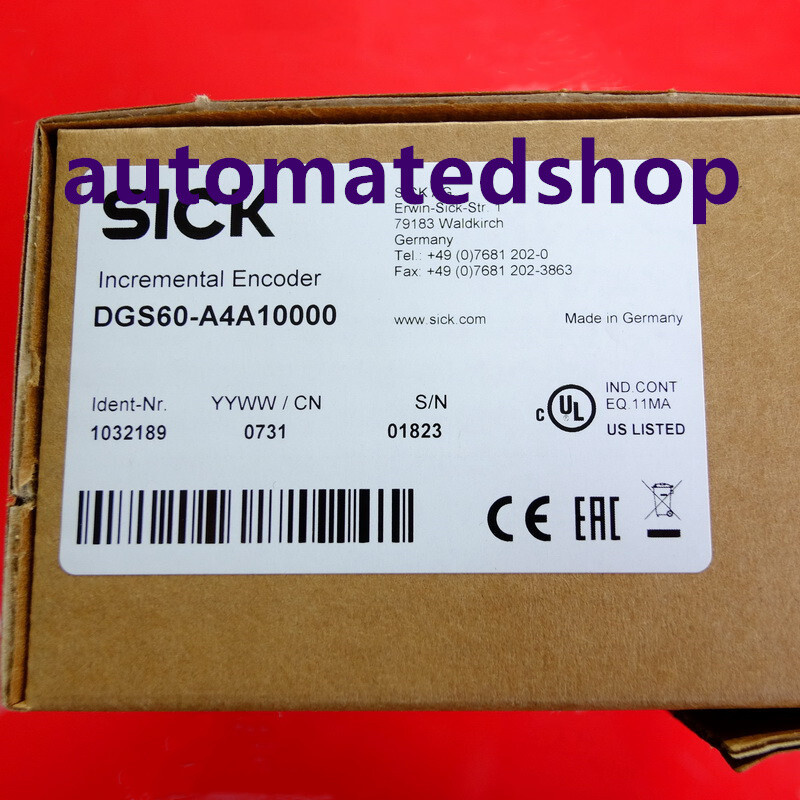 Sick DGS60-A4A10000 New Incremental Encoder 1032189