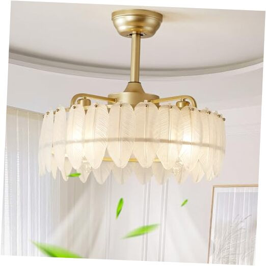 Caged 20 Inch Fandelier Ceiling Fan with Light Fixture