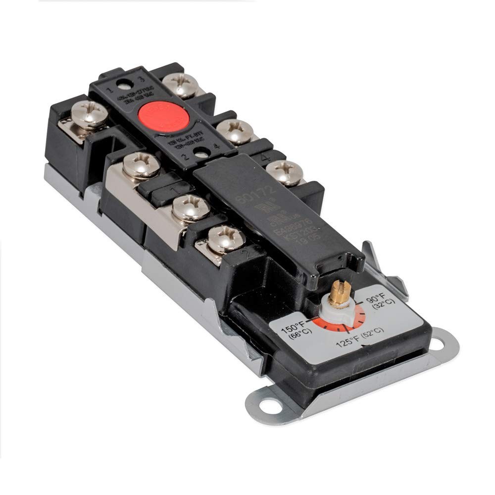 Double Throw Upper Element Thermostat 60172N for Water Heaters Black-image