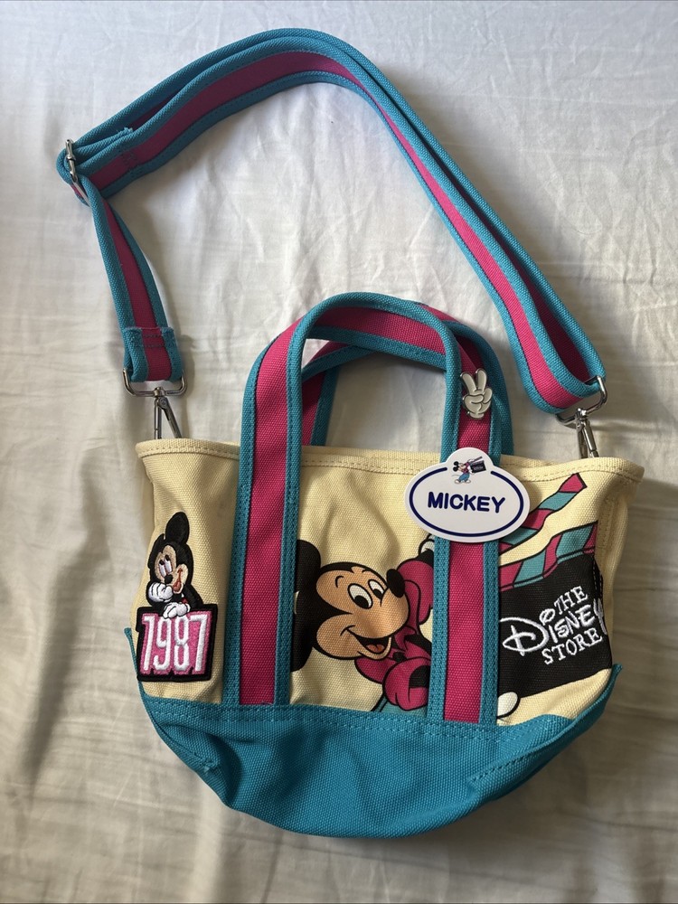 Mickey Mouse Disney Store Est. 1987 Exclusive Mini Canvas Tote Bag