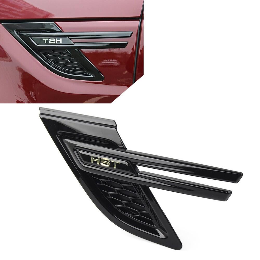 For Land Rover Range Rover Sport 14-17 Front Fender Vent Mesh Grille Cover Trim