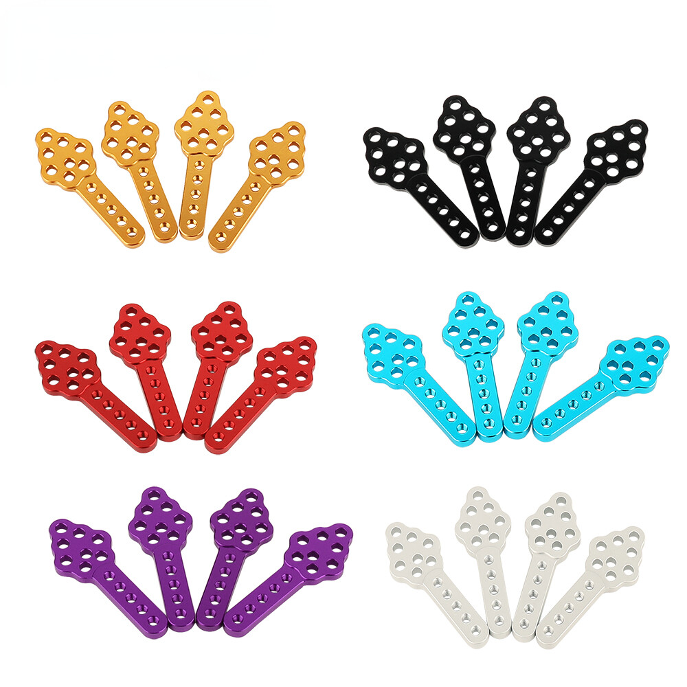 4PCS Aluminum Shock Lift Droop Plate Kit for Axial SCX10 1/10 RC Crawler