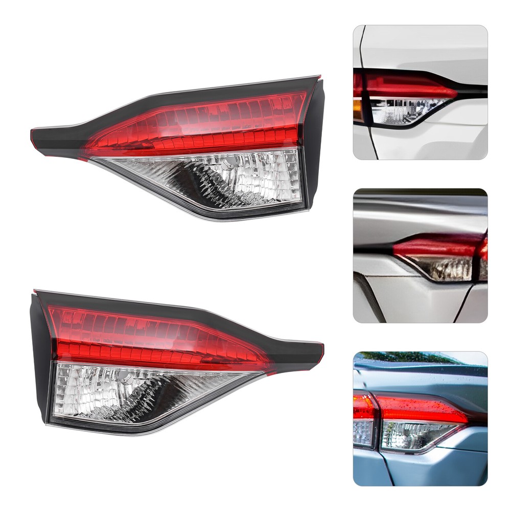 Pair Inner Trunk Lid Tail Lights For 2020-21 Toyota Corolla L/LE/SE Left & Right