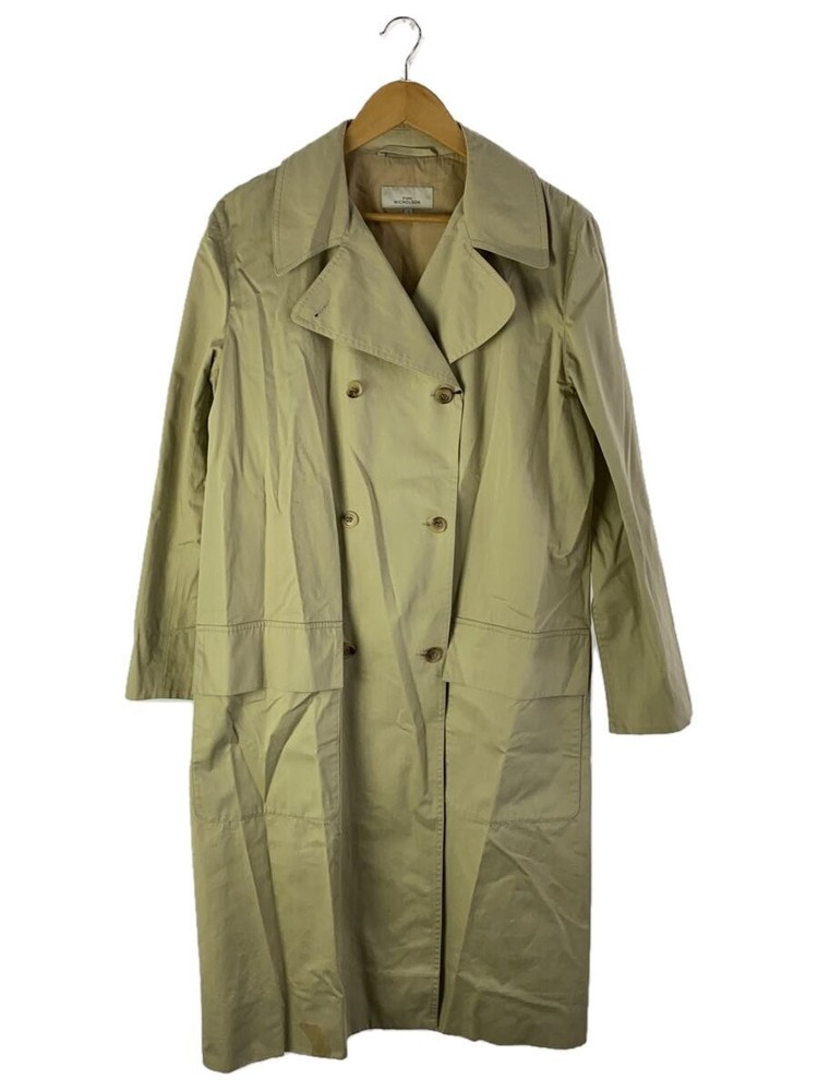 Studio Nicholson Trench Coat/1/Cotton/Beg/Plain/Sn-912/ Steel Collar 55