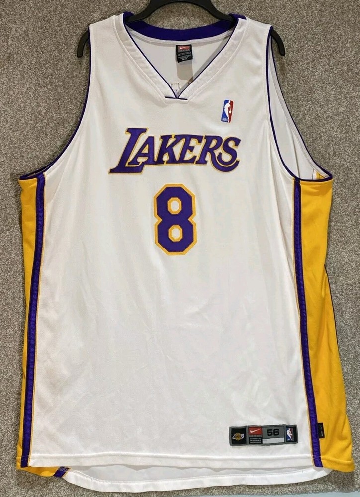 Nike Authentic NBA Mens Los Angeles Lakers Kobe Bryant Jersey Size 56 3XL