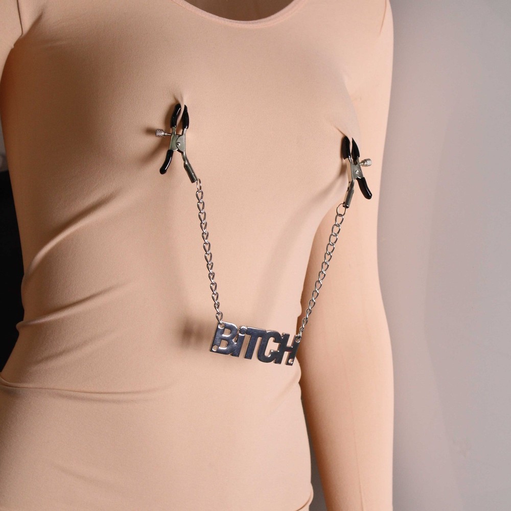 Women Nipple Clip Bondage Breast Clamps with Chain Stimulation Sex Toys Slave SM