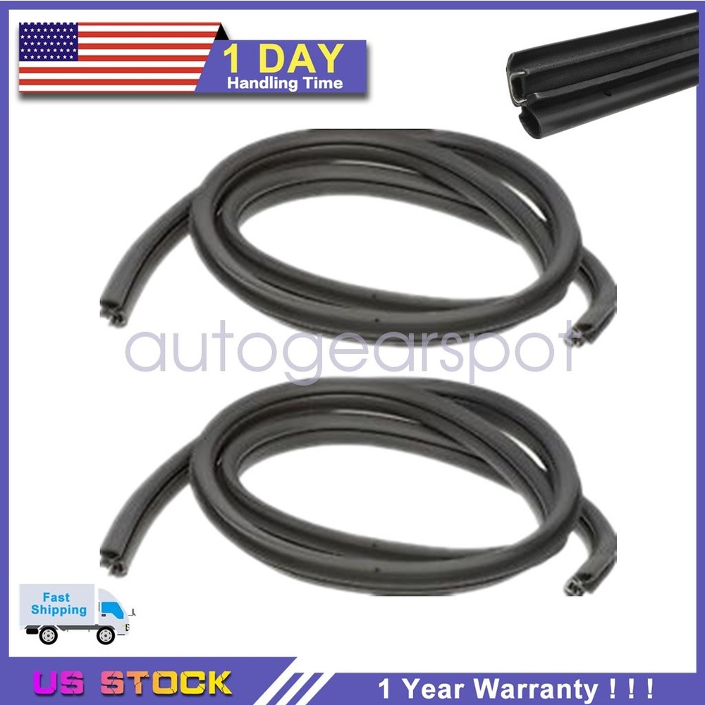Fits 2002-2009 Dodge Ram 1500 2500 3500 Weatherstrip LH&RH Front Door Seal Pair