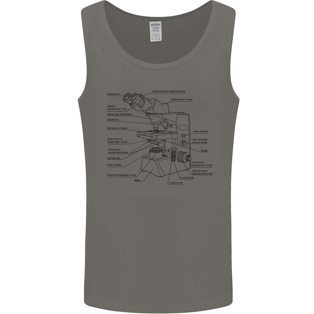 Microscope Biology Science Mens Vest Tank Top