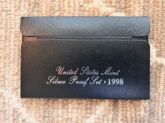 U.S. Mint 1998 Silver SProof Set with COA