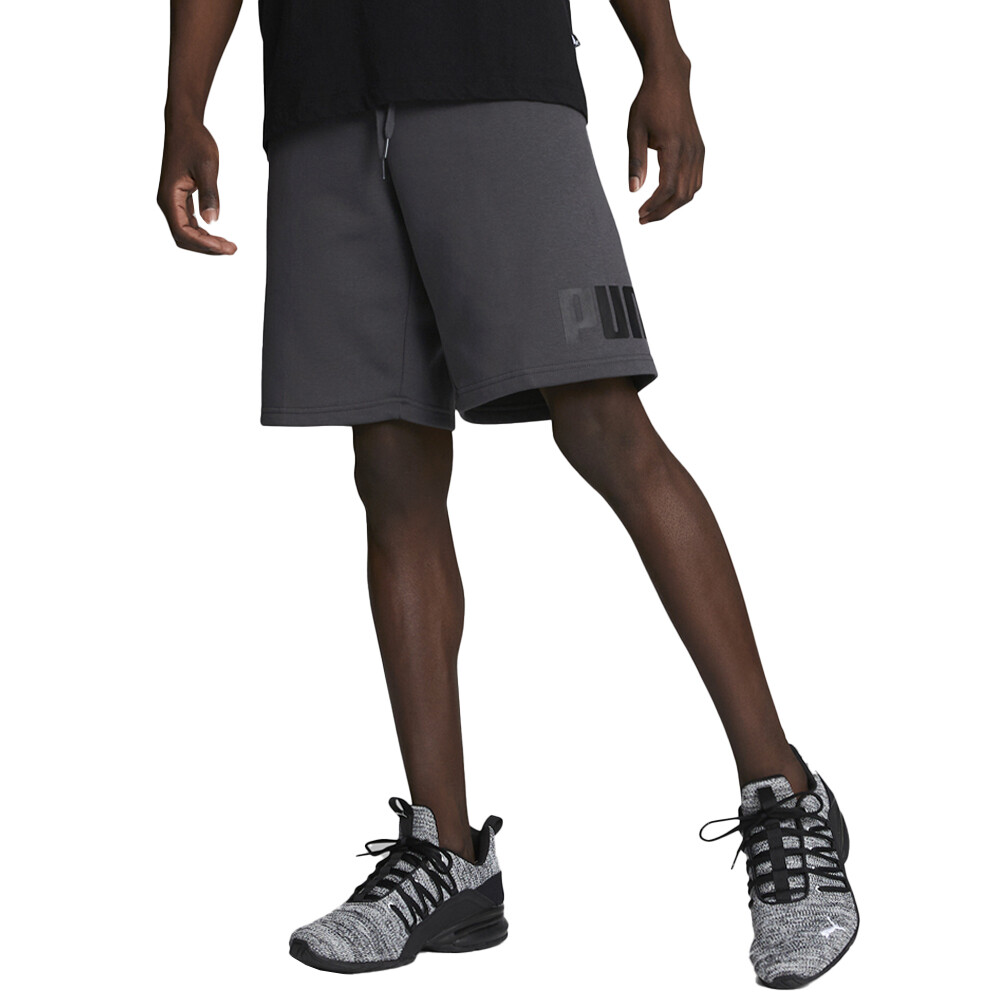 Puma  Fleece Logo 10 Inch Shorts Mens Size M  Casual Athletic Bottoms 84679358