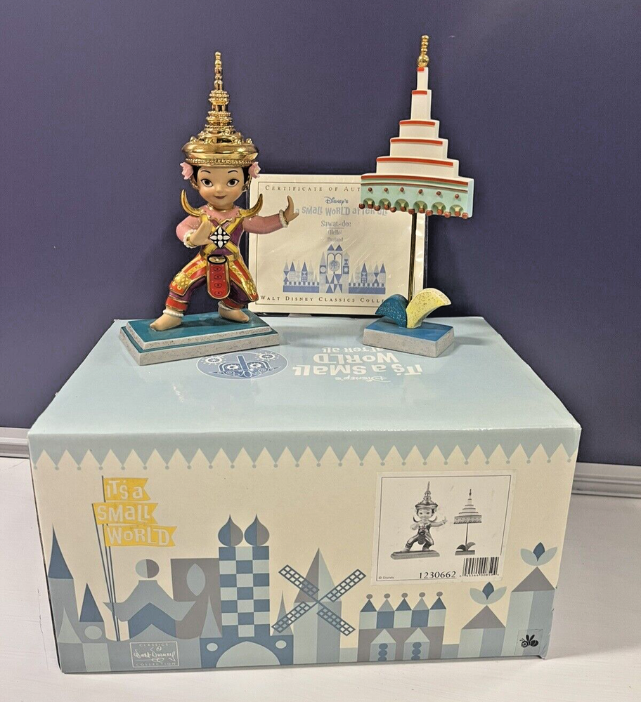 WDCC Disney Small World Thailand Sawat Dee Figurine with Box and COA 1230662