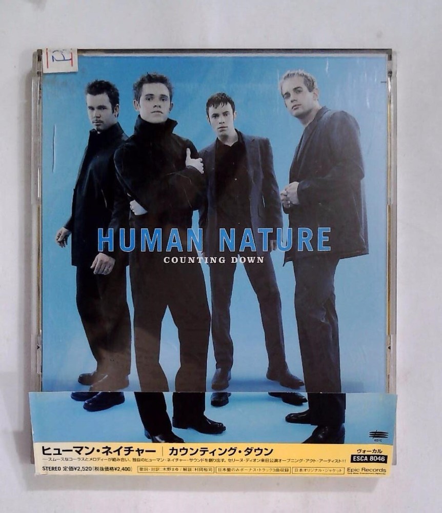Human Nature – Counting Down ESCA 8046 JAPAN CD OBI