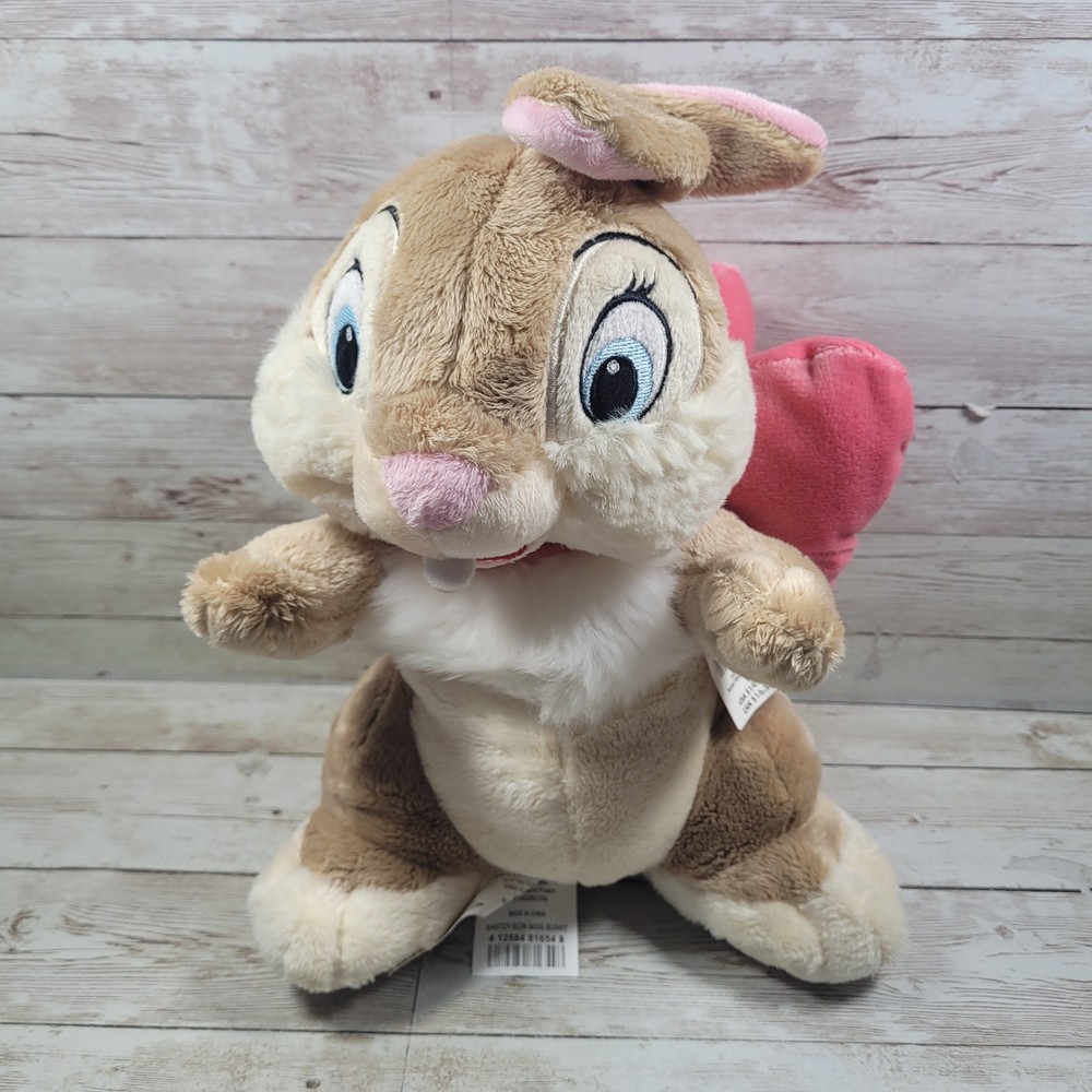 Disney Store Exclusive Easter Bow Miss Bunny Plush 10