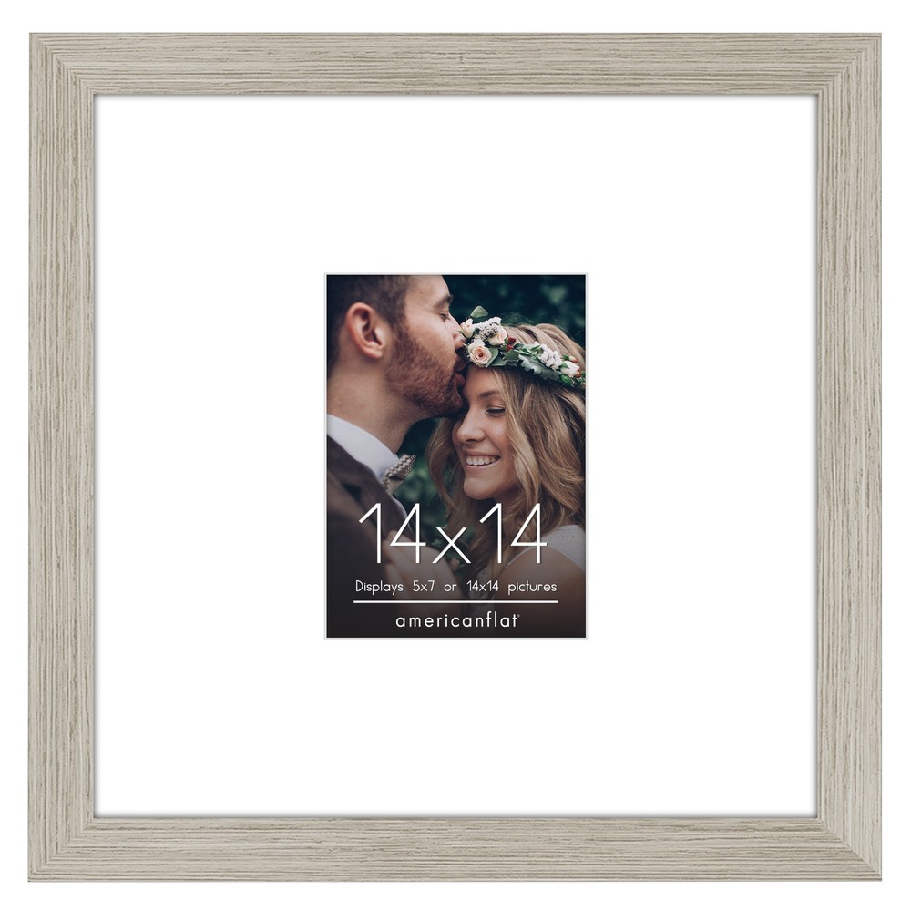 Americanflat 14x14 Wedding Signature Picture Frame - 5x7