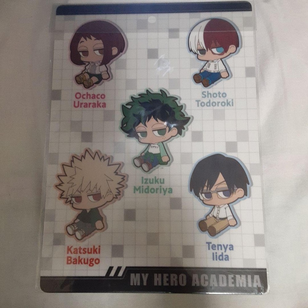 My Hero Academia B5 Underlay Figure Set Deku Bakugo Todoroki