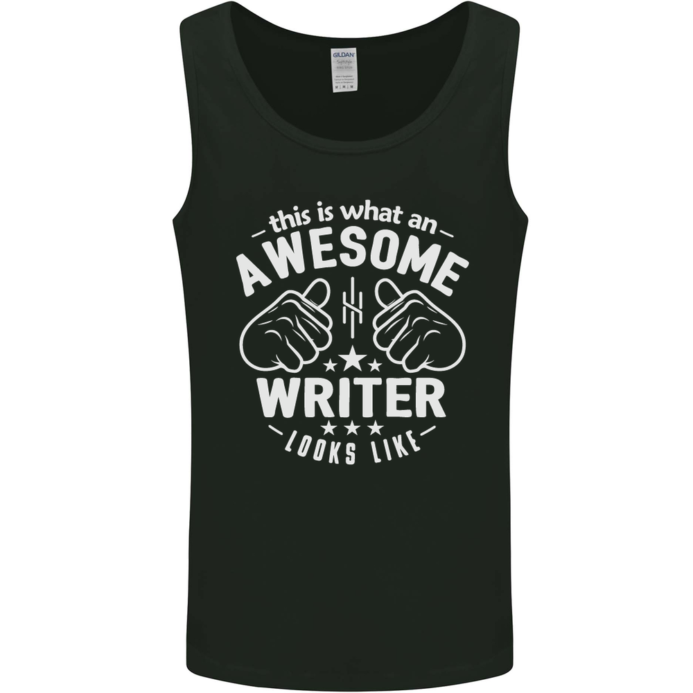 This Is What an Awesome Writer Looks Like Mens Vest Tank Top