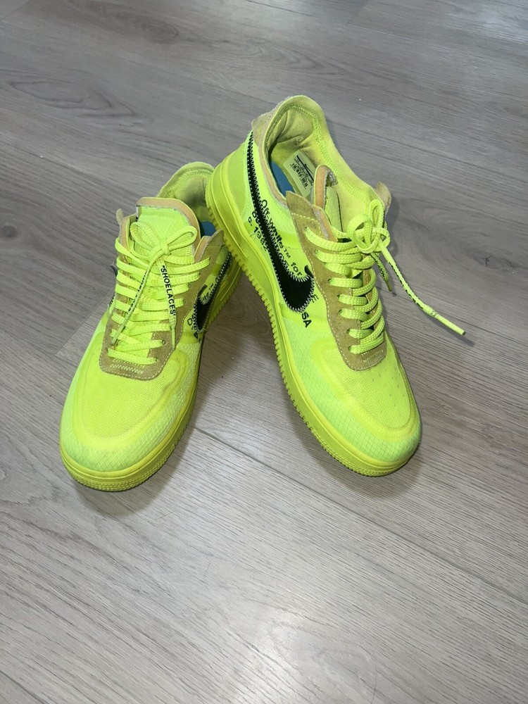 NIKE X OFF WHITE AIR FORCE 1 LOW VOLT A04606-700 SIZE US11 UK 10 EU 45