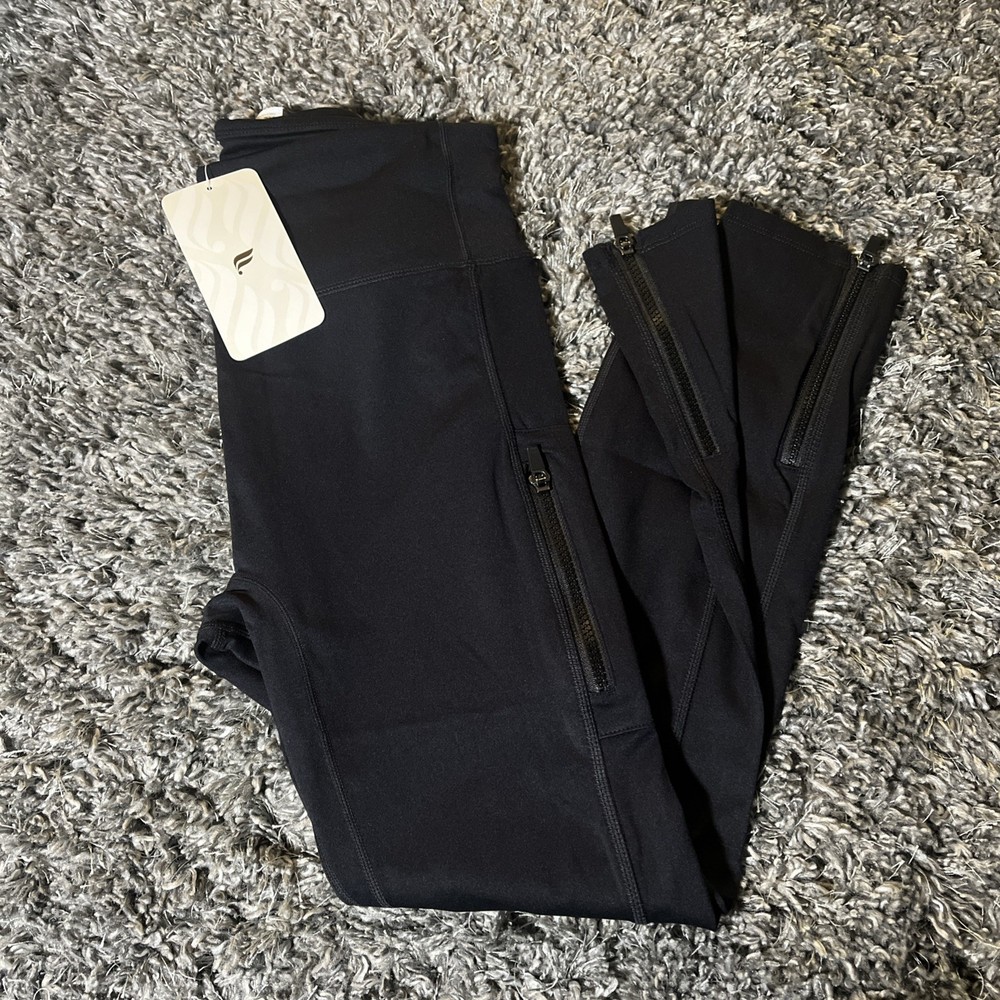 NWT Fabletics High Waisted Motion 365 Leggings Black Size XL 12-14