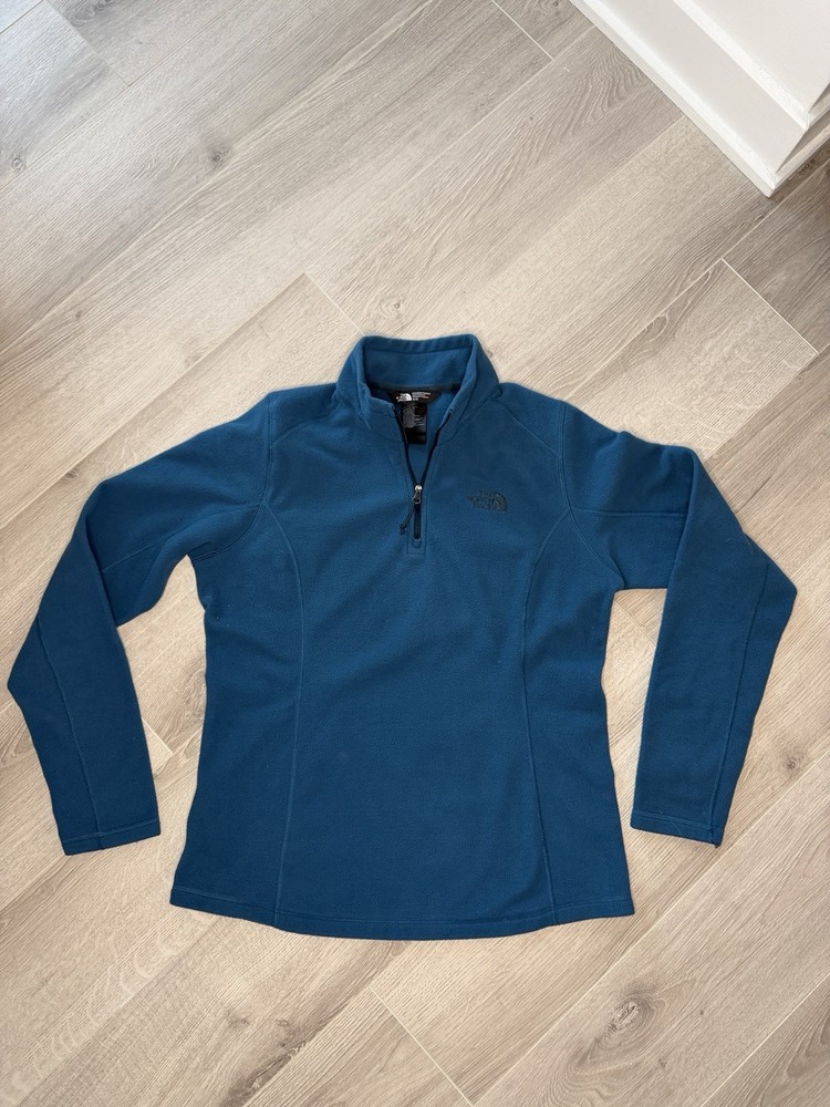 The North Face Women’s Medium Teal Fleece Quarter Zip Pullover