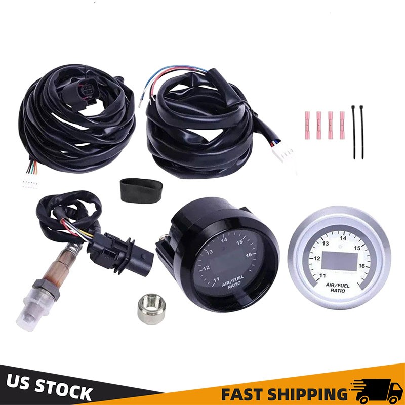 52mm Wideband O2 Gauge Air/Fuel Ratio AFR With 4.9 LSU Oxygen Sensor for 30-4110