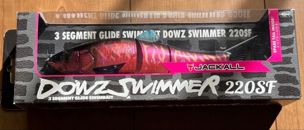 Jackall DOWZ SWIMMER 220SF Furrow Lure Maruhata Spark Flash New