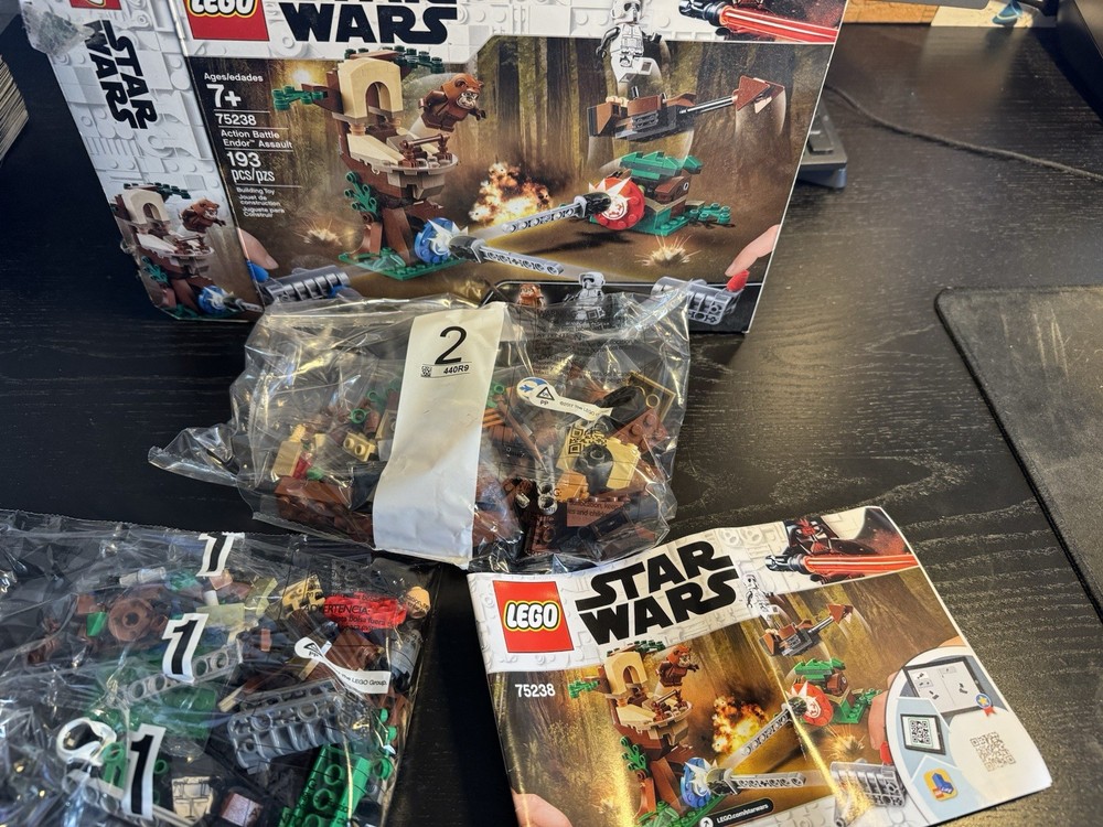 LEGO Star Wars: Action Battle Endor Assault (75238) 100% Complete Never Built