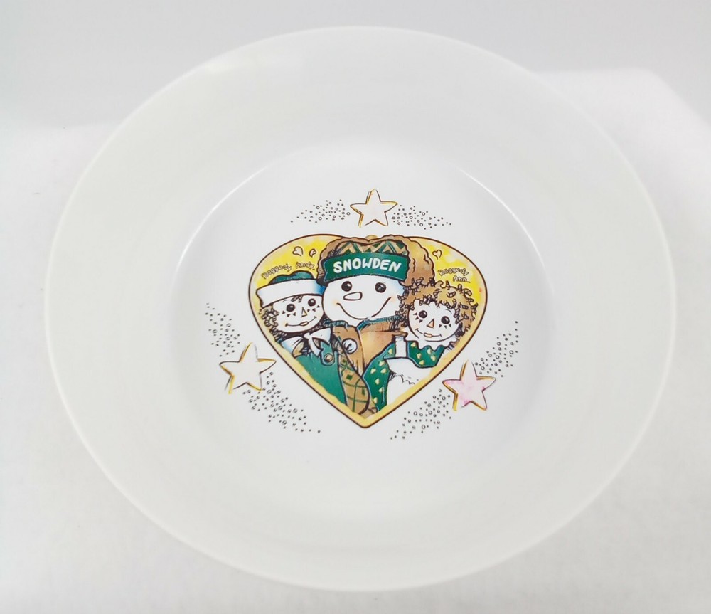 Snowden, Raggedy Ann & Andy Cereal Bowl 6.5