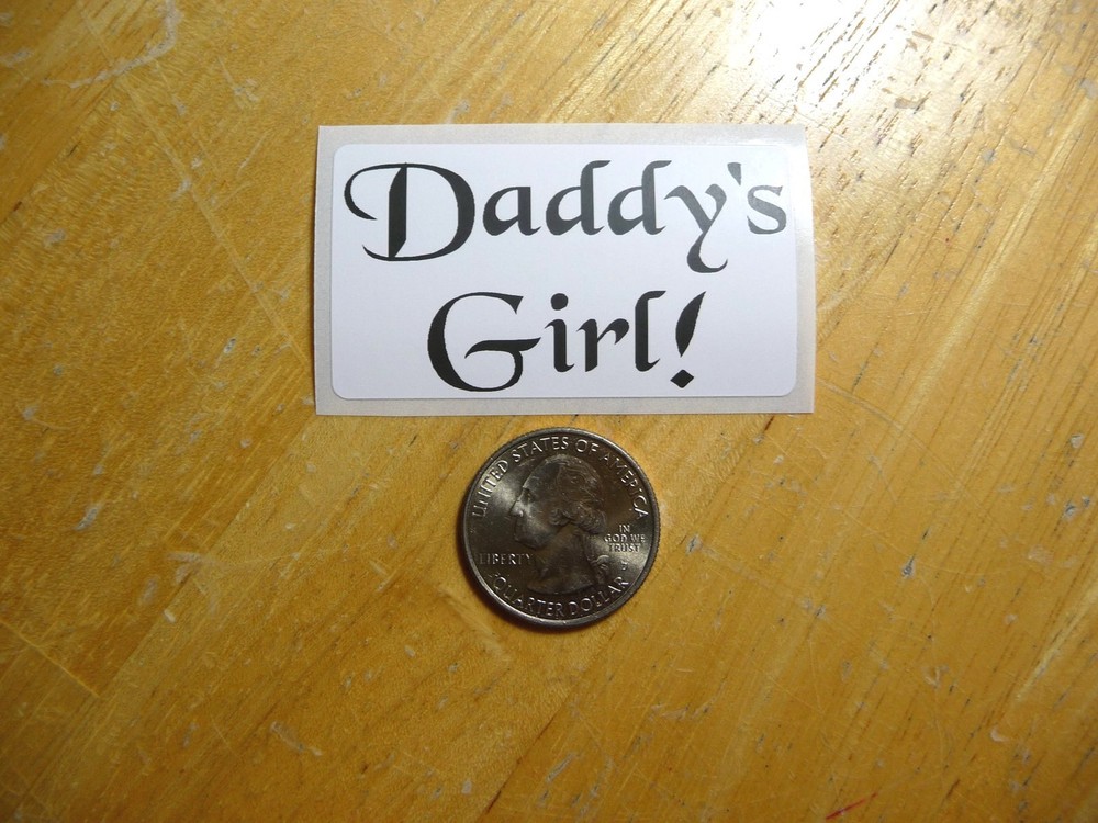 Daddy's Girl Sticker Decal - Bulk Pack 1 to 50 Available