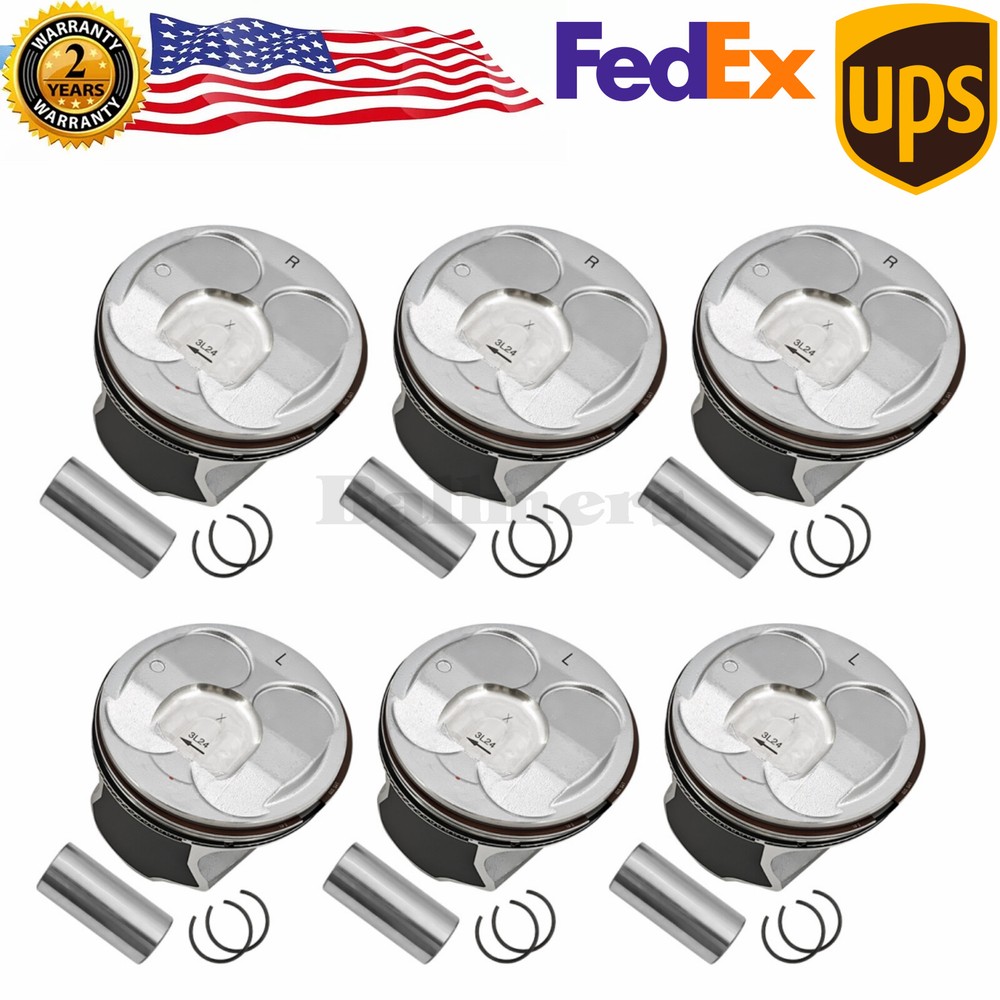 Chevrolet Traverse Buick Enclave 3.6L Pistons & Ring Kit 12616972 12616971