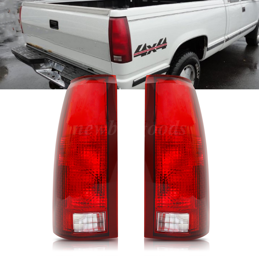 Tail Lights Set For 1992 1993-19999 Chevy GMC C/K 1500 Suburban 92-99 Yukon L+R