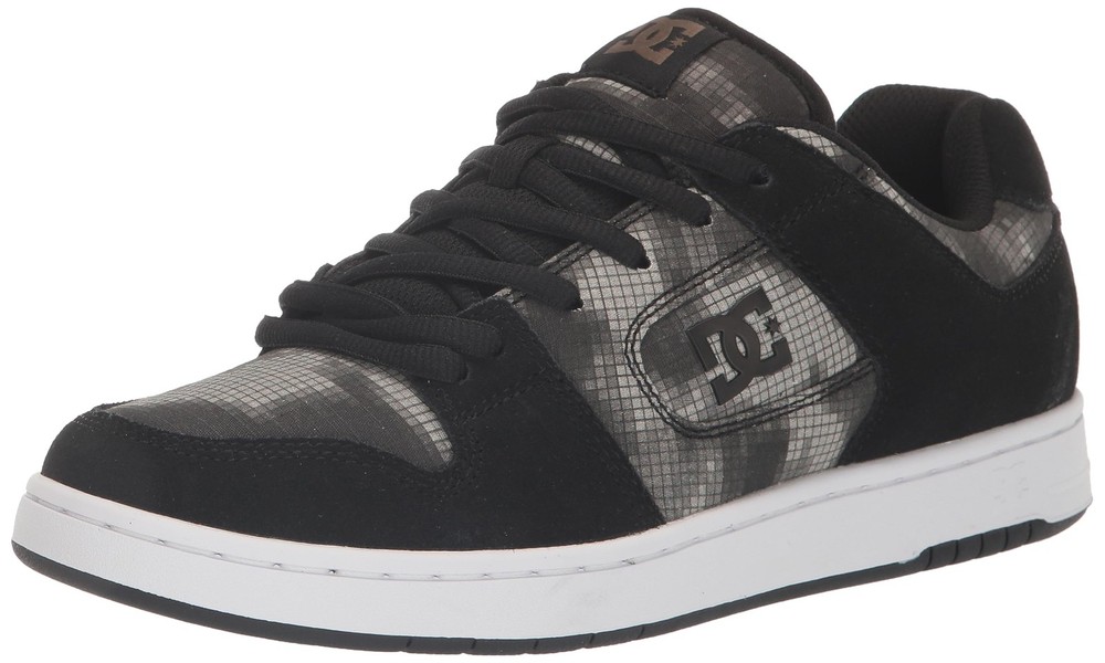 Men's Manteca 4 Low Skate Shoe in Black Camo Print Size 3.5