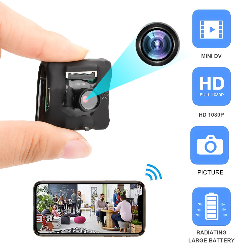 Compact HD 1080P WiFi Mini Camera Wireless DVR Nanny Cam  