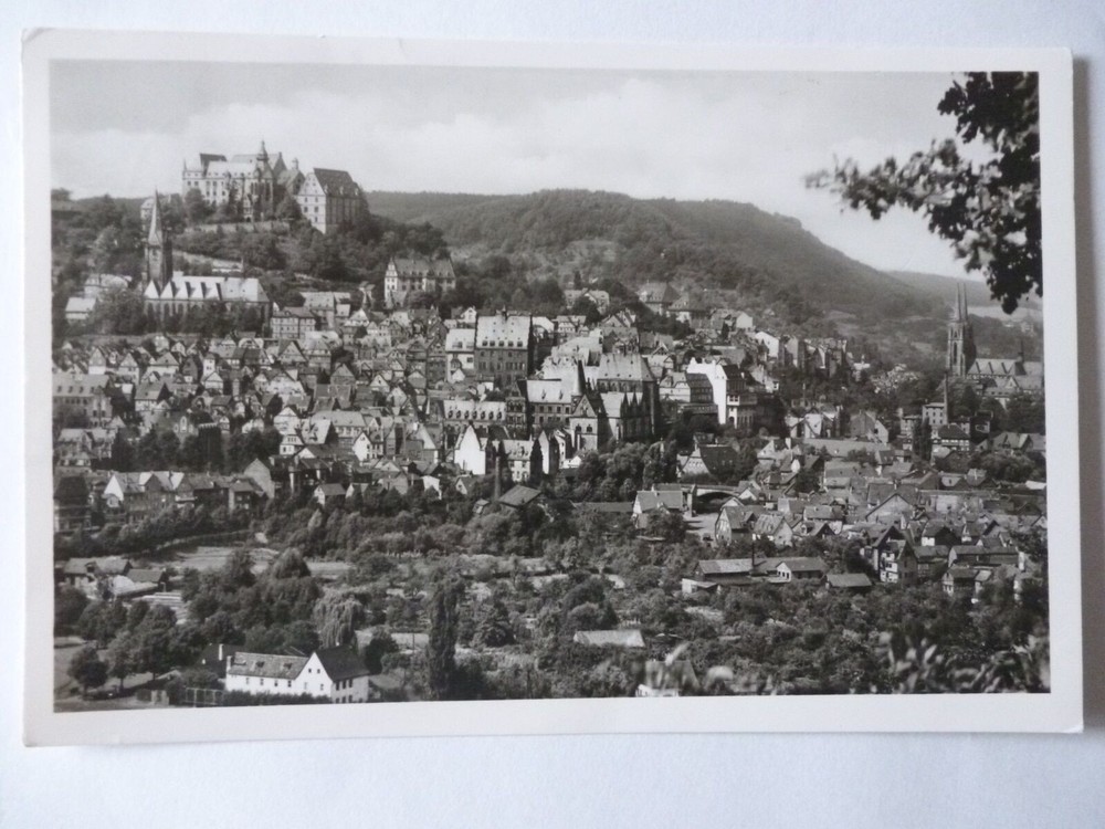 Postcard Marburg a.d. Lahn 1953