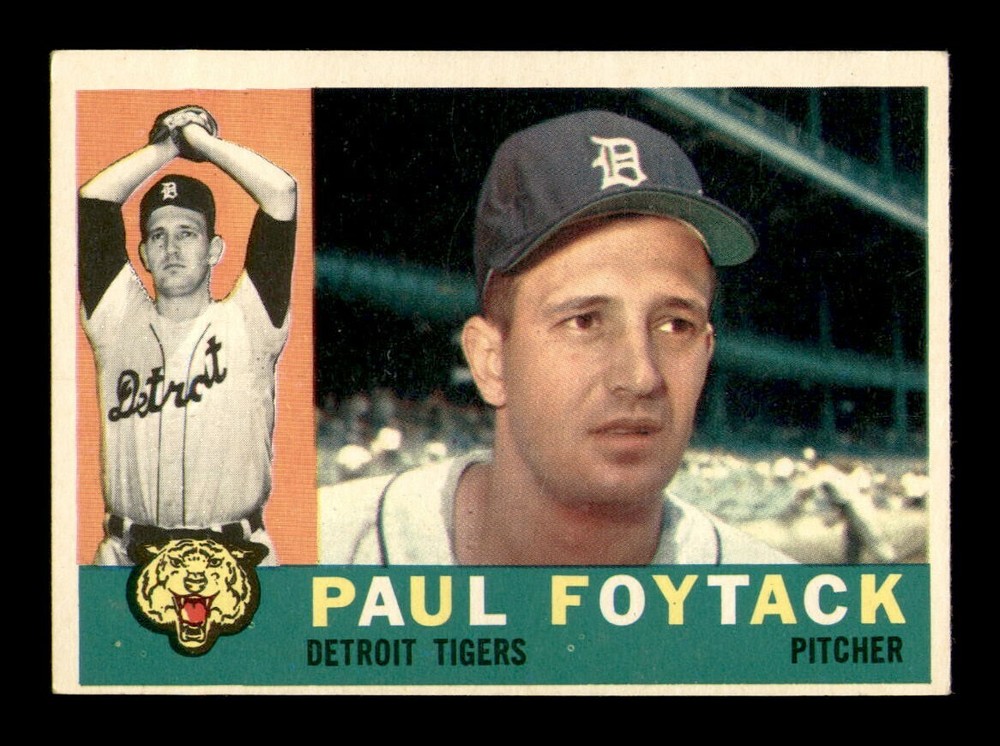 1960 Topps #364 Paul Foylack EX-MINT Baseball Card *OBGcards*