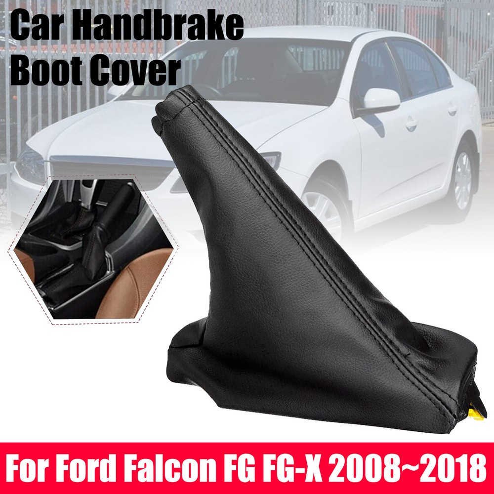 For Ford Falcon FG FG-X 2008~2018 Parking Hand Brake Lever Cover Boot Black W1M6