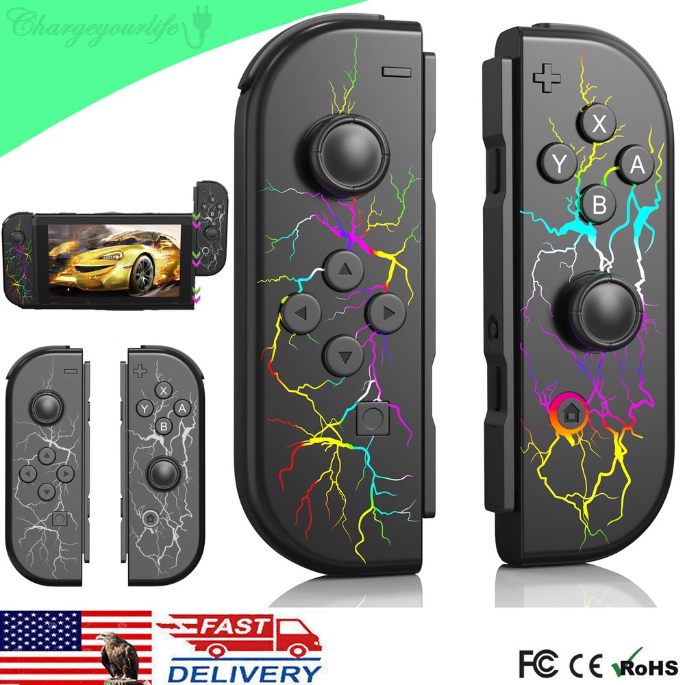 For Nintendo Switch Joy-Con Wireless Controller RGB Gamepad Joystick Left+Right