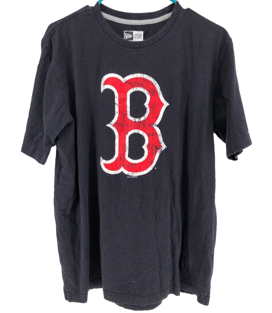 MLB Boston Red Sox Baseball T-Shirt Men's Size Large Black