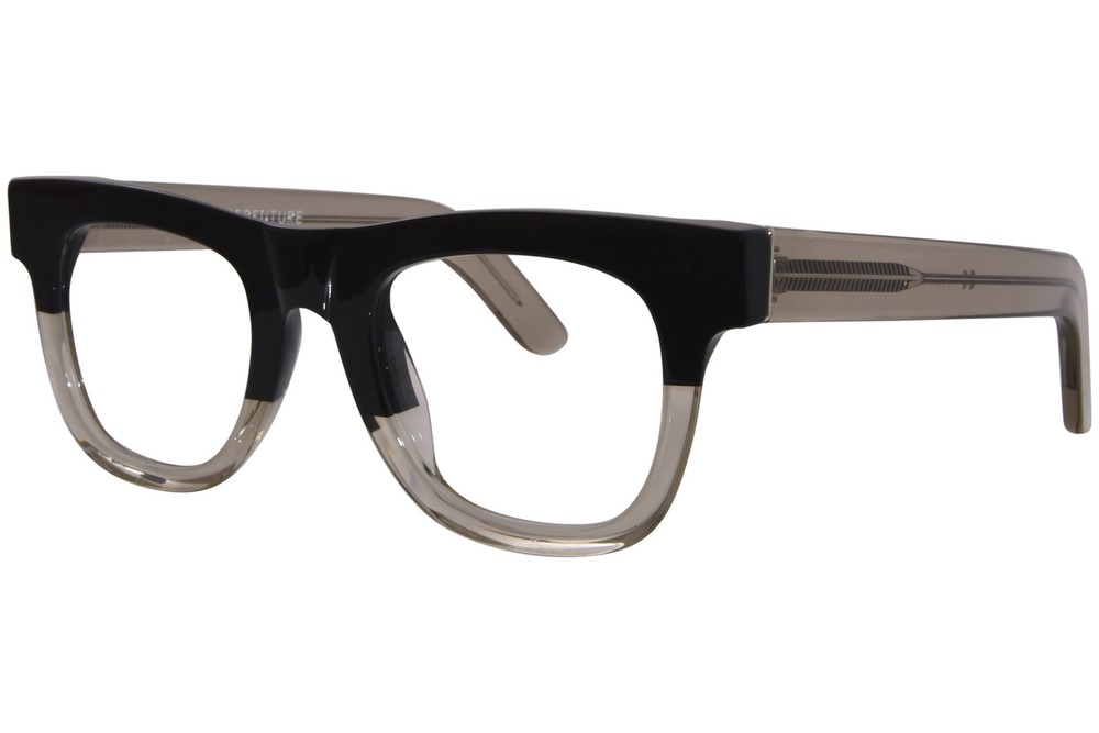 RetroSuperFuture Ciccio Repertoire 958 SP13 Black Clear Full Rim Eyeglasses 48mm Retro Style