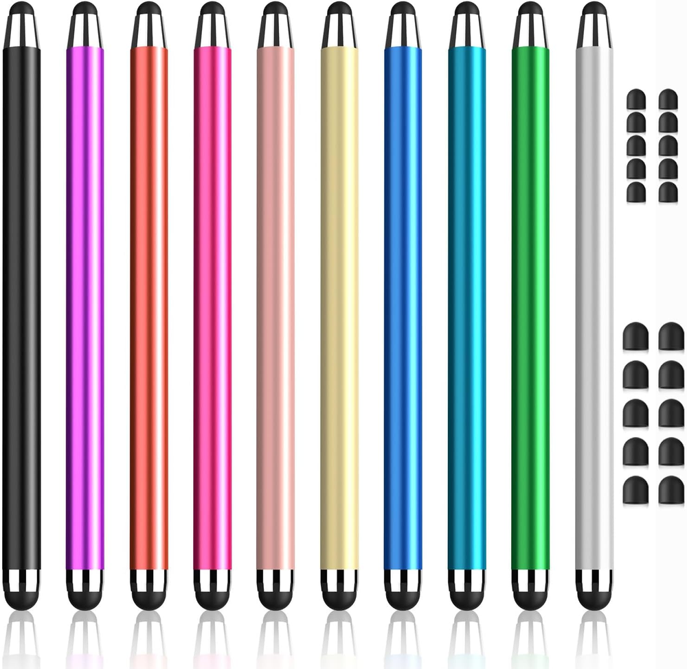 Stylus Pens for Touch Screens 10 Pack, 2 in 1 Universal Stylus Pen High Precisio