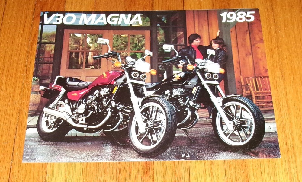 Original 1985 Honda V30 Magna Motorcycle Sales Brochure