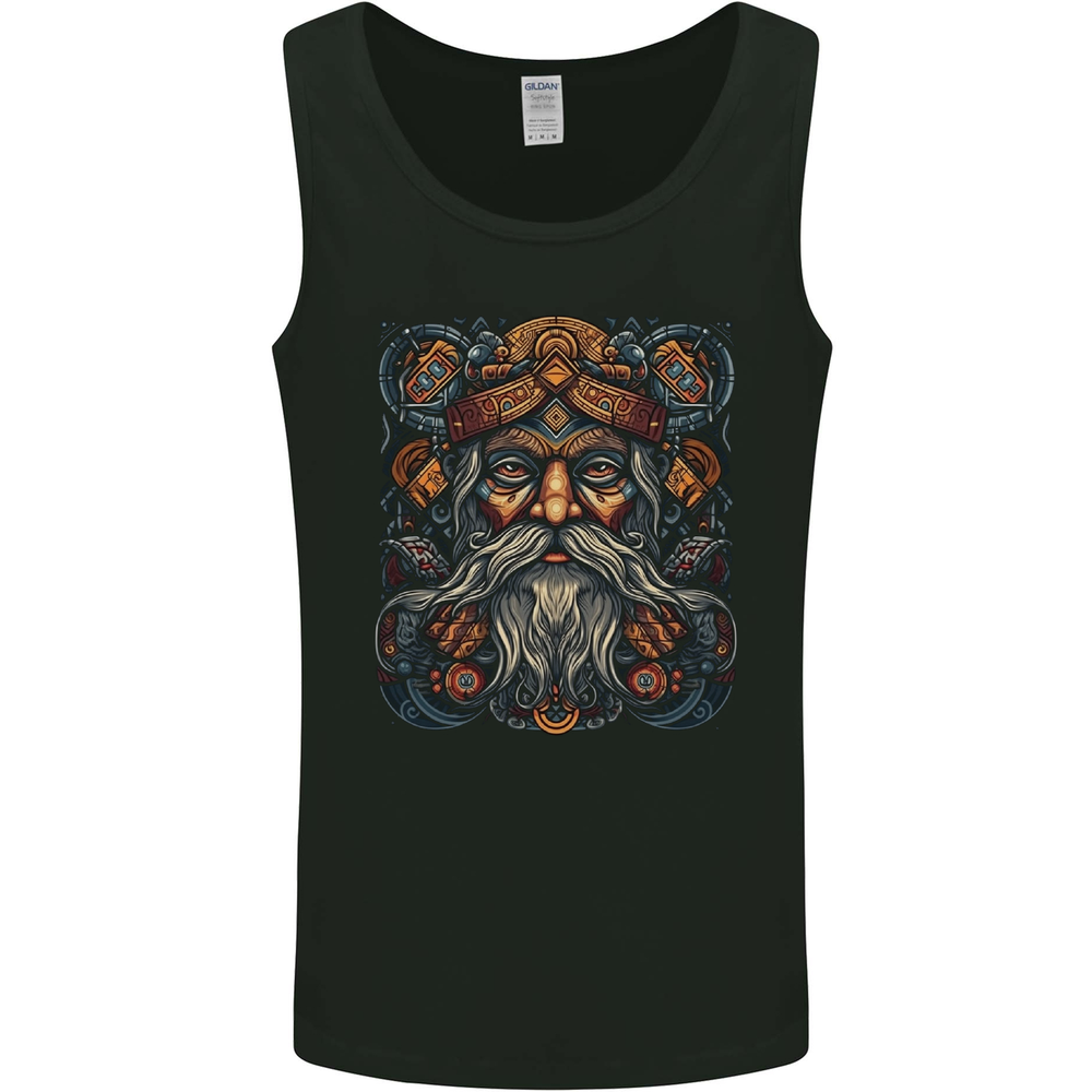 Tribal Viking Pagan Odin Warrior Mens Vest Tank Top
