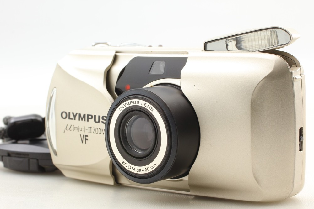 Near Mint Olympus mju II Zoom Stylus Film Camera Japan LCD Works