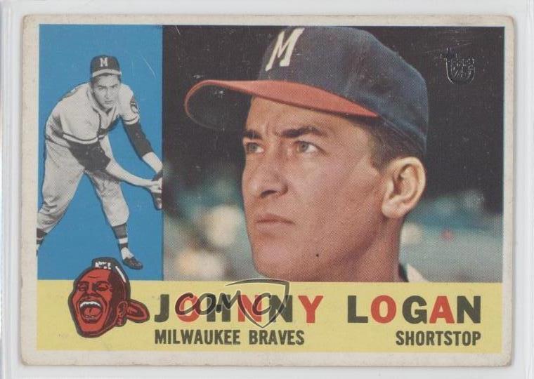 2014 Topps 75th Anniversary Buybacks Large Buyback Stamp Johnny Logan #1960-205