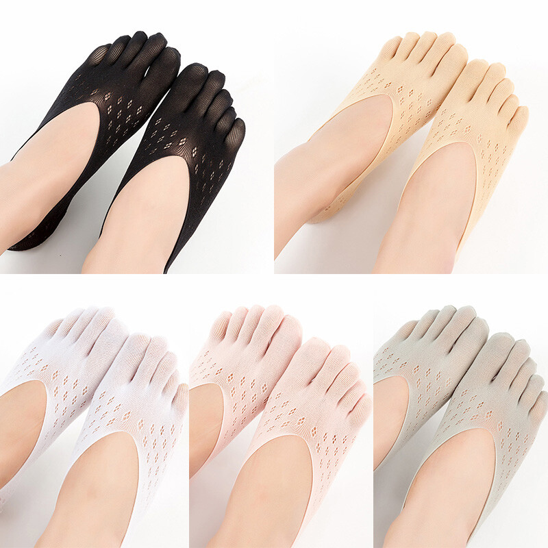 ✿Women Invisible Orthopaedic Compression Socks Toe Socks Ultra Low Cut