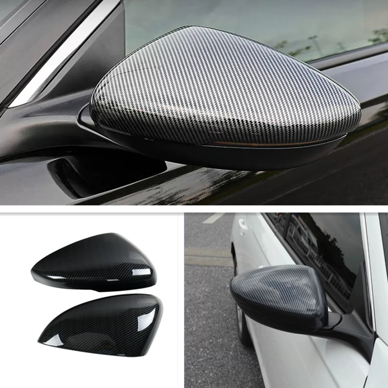 For Honda Accord 2023 Carbon Fiber Style Door Side Rear View Mirror Cover Trim