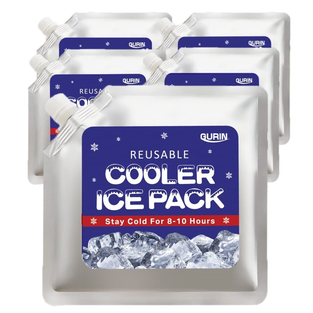 Reusable Ice Packs for Lunch Boxes, Cooler Bags & Backpacks – Stays Cold for Hours