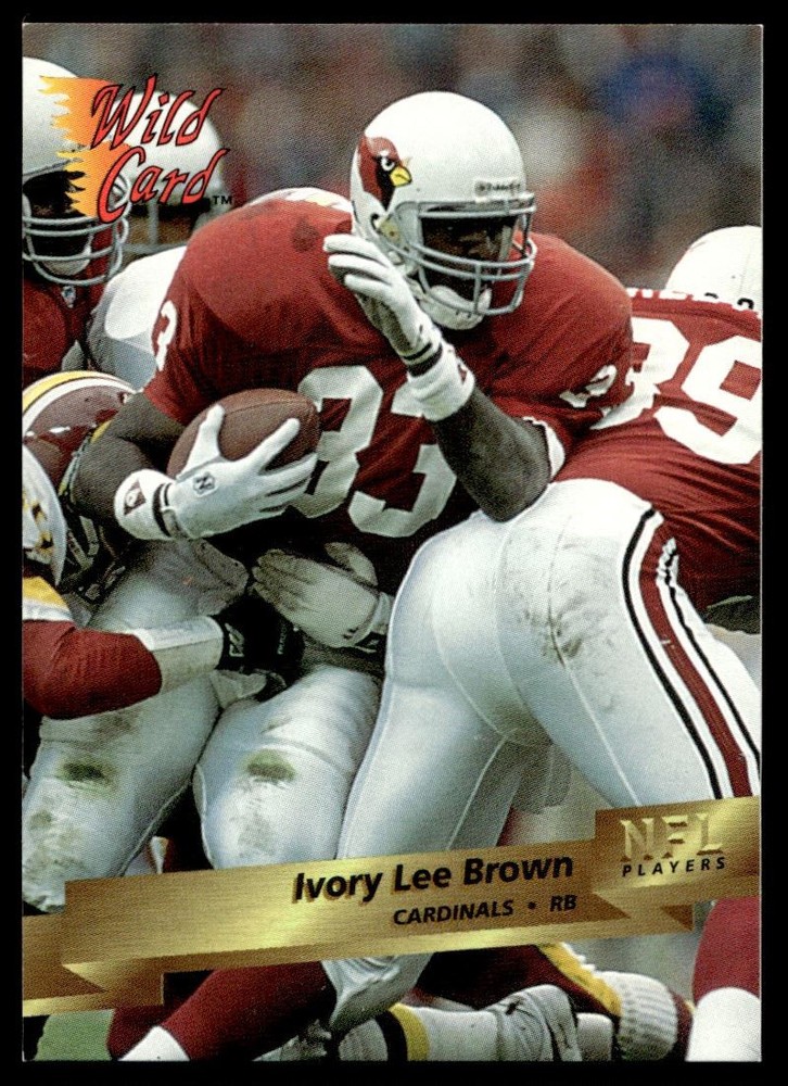 1993 Wild Card Ivory Lee Brown Rookie Phoenix Cardinals #51