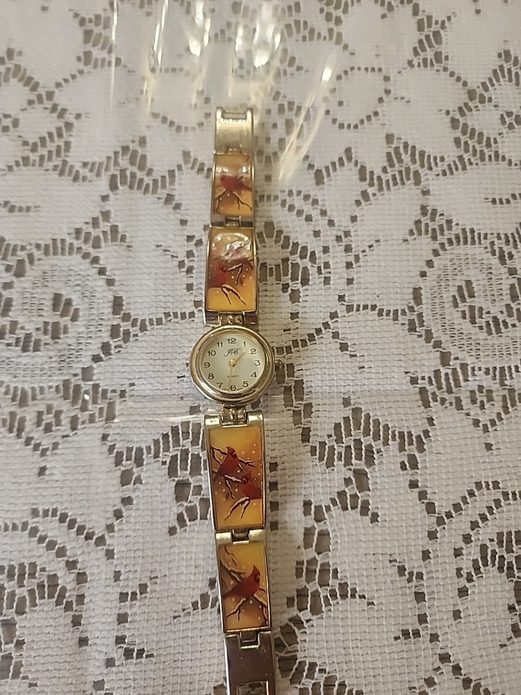 Womens Vintage Bird Watch Cardinals
