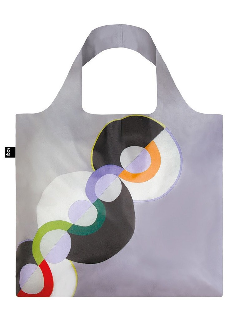 Eco-Friendly Museum Shopping Tote with Robert Delaunay's Endless Rhythm Art  