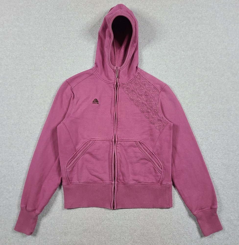 Nike Sweater Womens M Purple ACG Hoodie Zip Outdoor Casual Sweatshirt